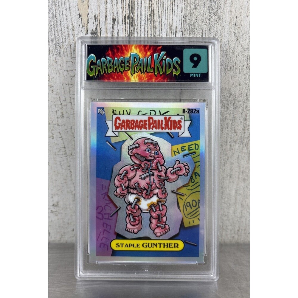 Garbage Pail Kids 2024 Topps Series 7 Trading Card Staple Gunther R-292a Mint 9